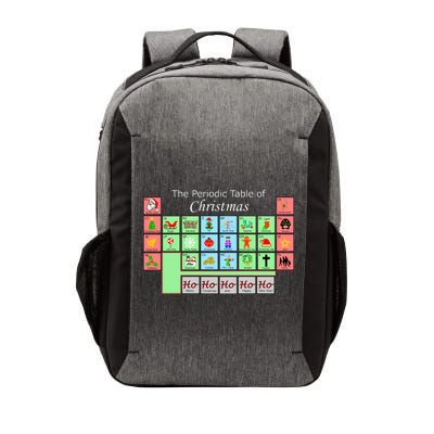 The Periodic Table Of Christmas Elements Vector Backpack