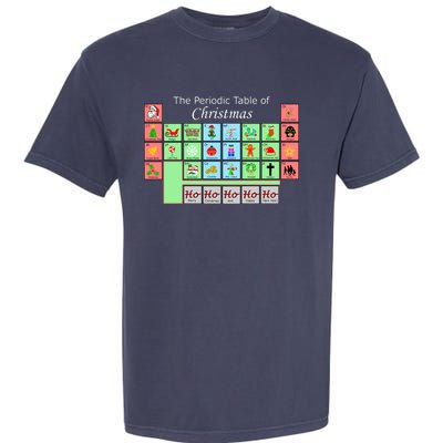 The Periodic Table Of Christmas Elements Garment-Dyed Heavyweight T-Shirt