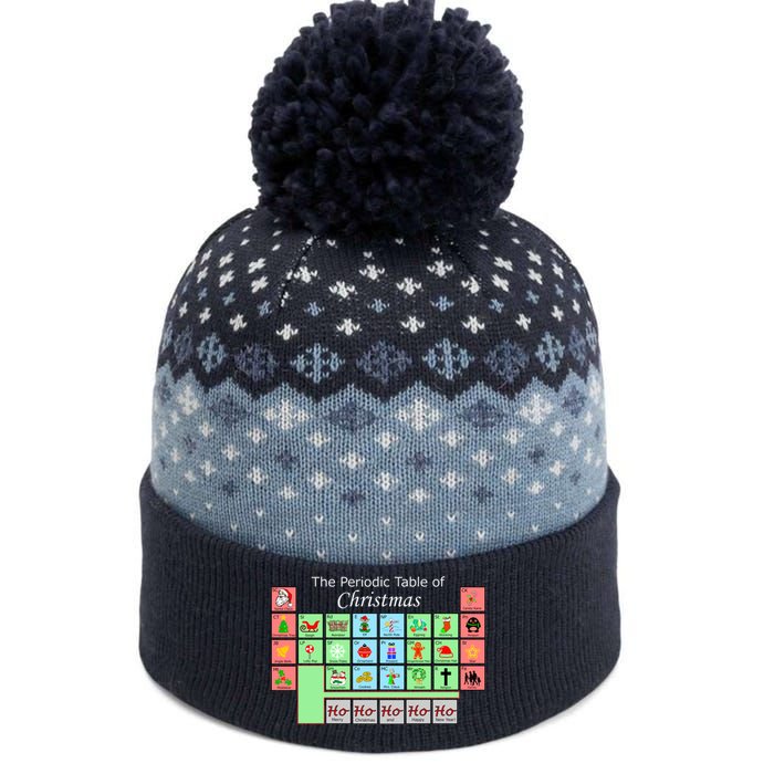 The Periodic Table Of Christmas Elements The Baniff Cuffed Pom Beanie