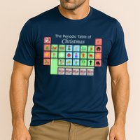 The Periodic Table Of Christmas Elements Performance Shirt