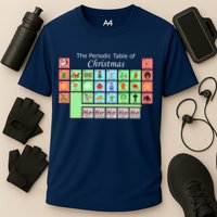 The Periodic Table Of Christmas Elements Performance Shirt