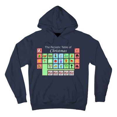 The Periodic Table Of Christmas Elements Hoodie