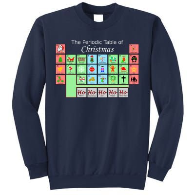 The Periodic Table Of Christmas Elements Sweatshirt