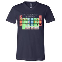 The Periodic Table Of Christmas Elements V-Neck T-Shirt