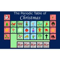 The Periodic Table Of Christmas Elements Bumper Sticker