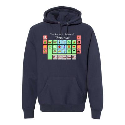 The Periodic Table Of Christmas Elements Premium Hoodie