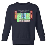 The Periodic Table Of Christmas Elements Toddler Sweatshirt