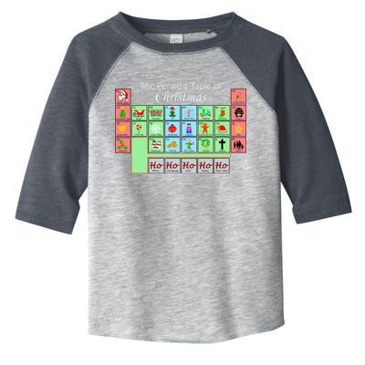 The Periodic Table Of Christmas Elements Toddler Fine Jersey T-Shirt