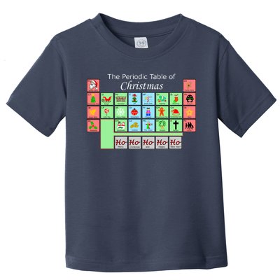 The Periodic Table Of Christmas Elements Toddler T-Shirt