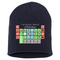 The Periodic Table Of Christmas Elements Short Acrylic Beanie