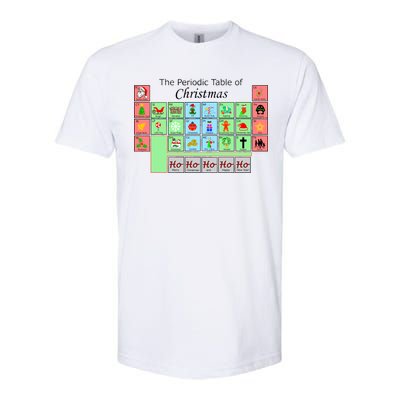 The Periodic Table Of Christmas Elements Softstyle CVC T-Shirt