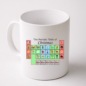 The Periodic Table Of Christmas Elements Coffee Mug