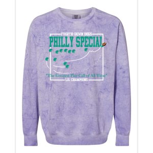 The Philly Special Greatest Play Call of All Time Philadelphia Colorblast Crewneck Sweatshirt