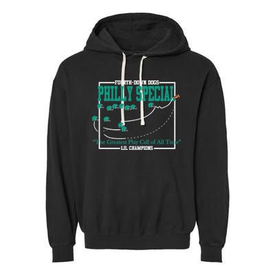 The Philly Special Greatest Play Call of All Time Philadelphia Garment-Dyed Fleece Hoodie