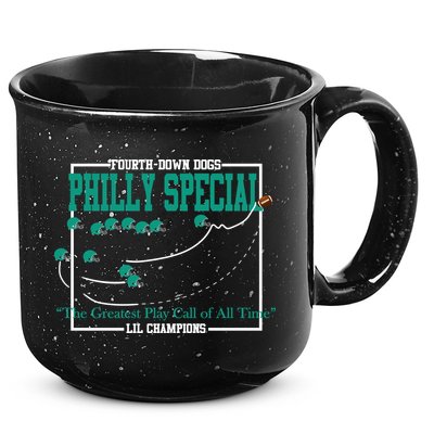 The Philly Special Greatest Play Call of All Time Philadelphia 15oz Campfire Ceramic Mug