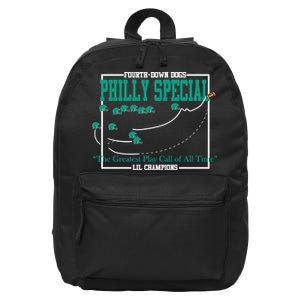 The Philly Special Greatest Play Call of All Time Philadelphia 16 in Basic Backpack