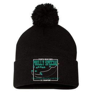 The Philly Special Greatest Play Call of All Time Philadelphia Pom Pom 12in Knit Beanie