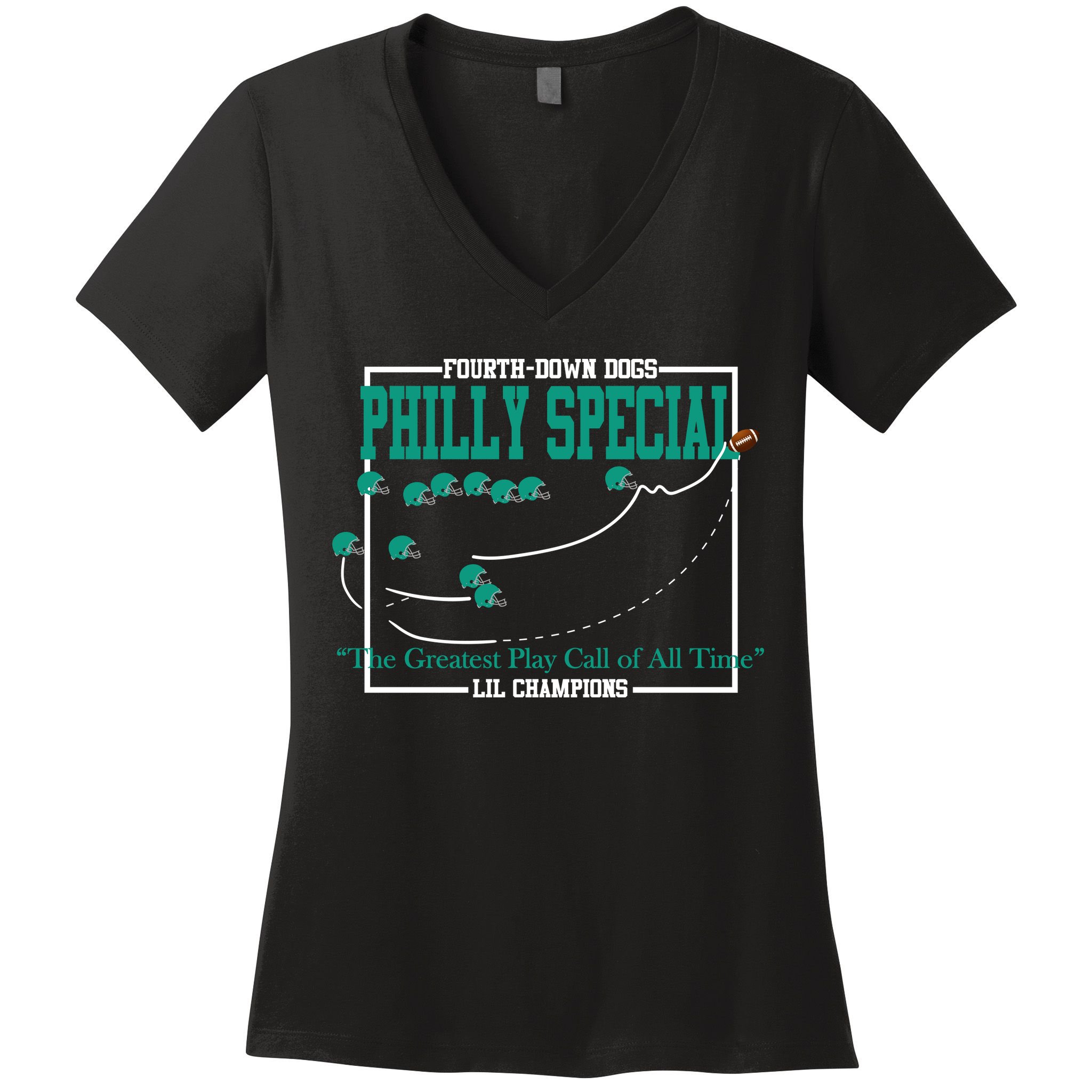 The Philly Special Greatest Play Call of All Time Philadelphia Women's V-Neck T-Shirt