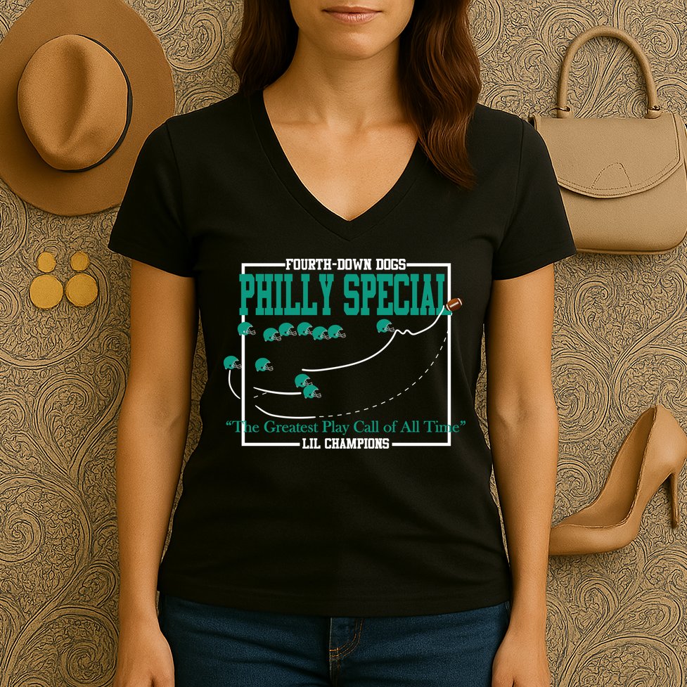 The Philly Special Greatest Play Call of All Time Philadelphia Women's V-Neck T-Shirt