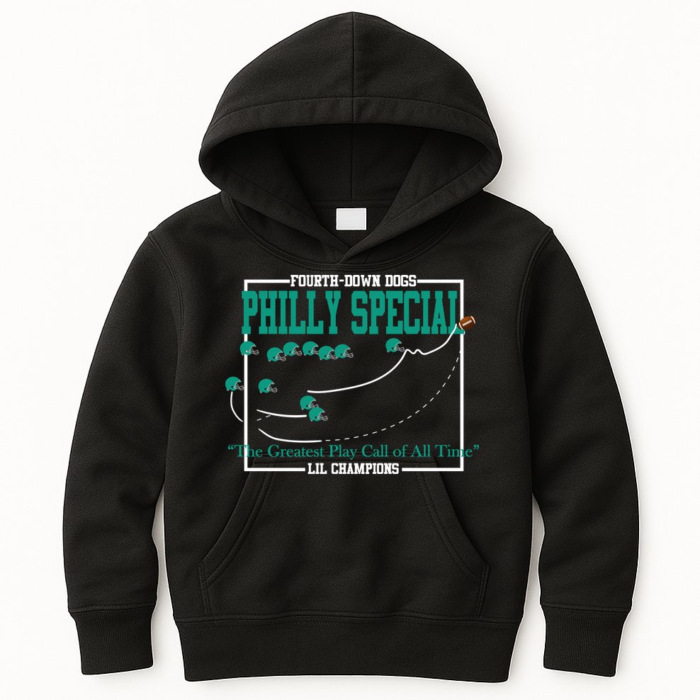 The Philly Special Greatest Play Call of All Time Philadelphia Kids Hoodie