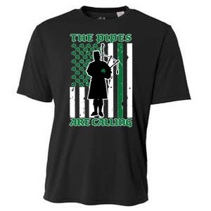 The Piped Are Call St Pattys Day Irish Flag Cooling Performance Crew T-Shirt