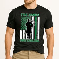 The Piped Are Call St Pattys Day Irish Flag Performance Shirt