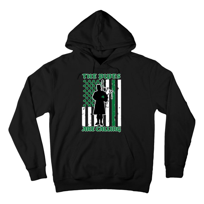 The Piped Are Call St Pattys Day Irish Flag Hoodie