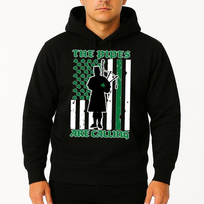 The Piped Are Call St Pattys Day Irish Flag Hoodie