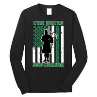 The Piped Are Call St Pattys Day Irish Flag Long Sleeve Shirt