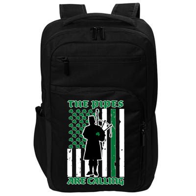 The Piped Are Call St Pattys Day Irish Flag Impact Tech Backpack