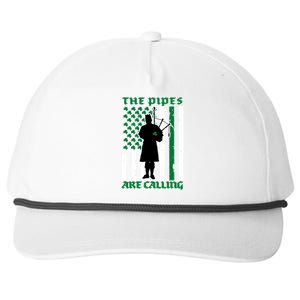 The Piped Are Call St Pattys Day Irish Flag Snapback Five-Panel Rope Hat