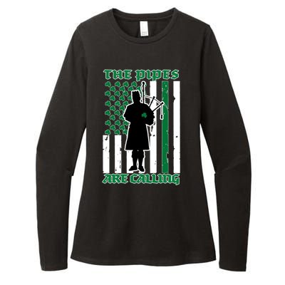 The Piped Are Call St Pattys Day Irish Flag Womens CVC Long Sleeve Shirt