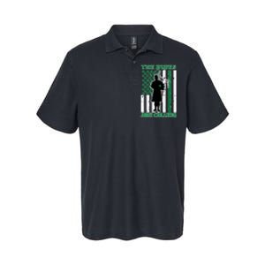 The Piped Are Call St Pattys Day Irish Flag Softstyle Adult Sport Polo