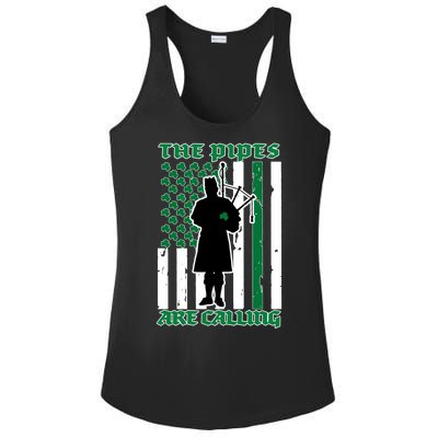 The Piped Are Call St Pattys Day Irish Flag Ladies PosiCharge Competitor Racerback Tank