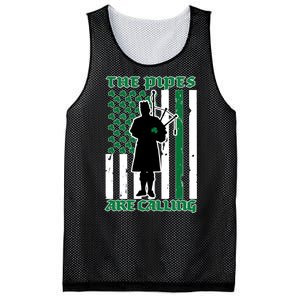 The Piped Are Call St Pattys Day Irish Flag Mesh Reversible Basketball Jersey Tank