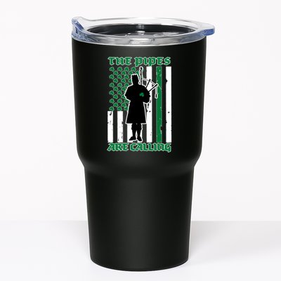 The Piped Are Call St Pattys Day Irish Flag Tumbler