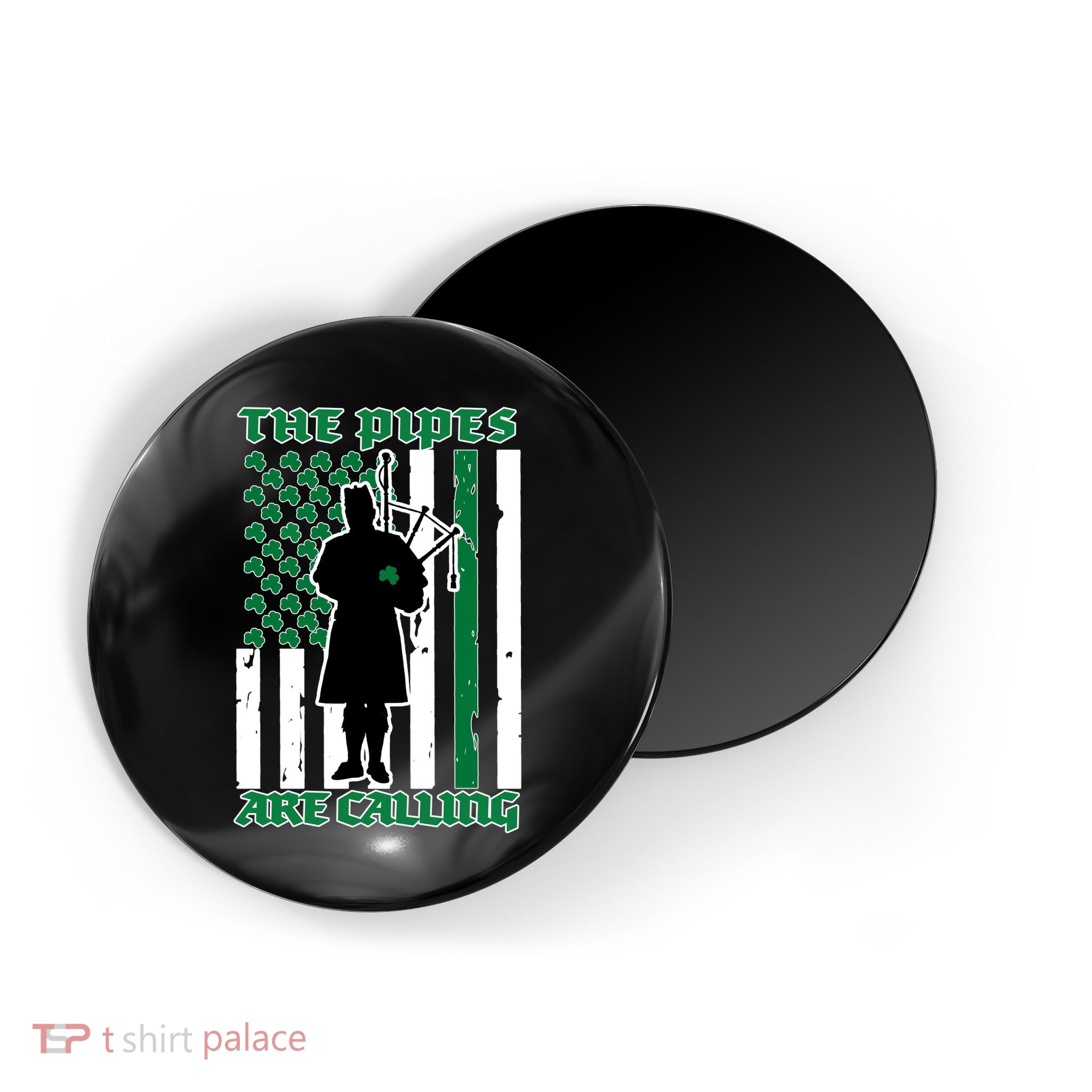 The Piped Are Call St Pattys Day Irish Flag Magnet