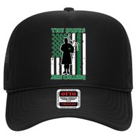 The Piped Are Call St Pattys Day Irish Flag Trucker Hat