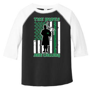 The Piped Are Call St Pattys Day Irish Flag Toddler Fine Jersey T-Shirt