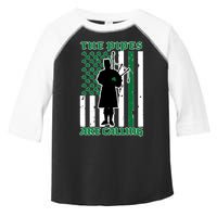 The Piped Are Call St Pattys Day Irish Flag Toddler Fine Jersey T-Shirt