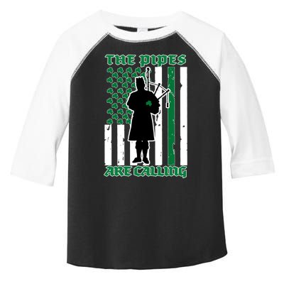 The Piped Are Call St Pattys Day Irish Flag Toddler Fine Jersey T-Shirt