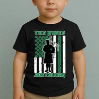 The Piped Are Call St Pattys Day Irish Flag Toddler T-Shirt