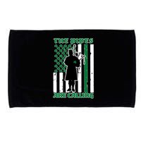 The Piped Are Call St Pattys Day Irish Flag Microfiber Hand Towel