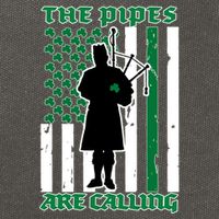 The Piped Are Call St Pattys Day Irish Flag Cotton Canvas Backpack