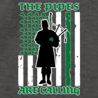 The Piped Are Call St Pattys Day Irish Flag Vector Backpack