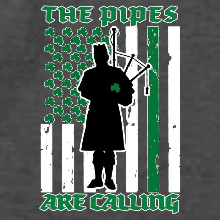 The Piped Are Call St Pattys Day Irish Flag Vector Backpack