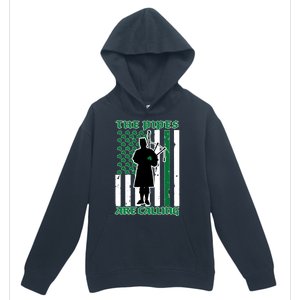 The Piped Are Call St Pattys Day Irish Flag Urban Pullover Hoodie