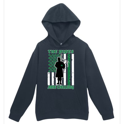 The Piped Are Call St Pattys Day Irish Flag Urban Pullover Hoodie