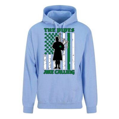 The Piped Are Call St Pattys Day Irish Flag Unisex Surf Hoodie