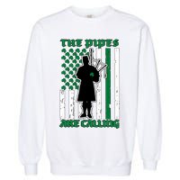 The Piped Are Call St Pattys Day Irish Flag Garment-Dyed Sweatshirt